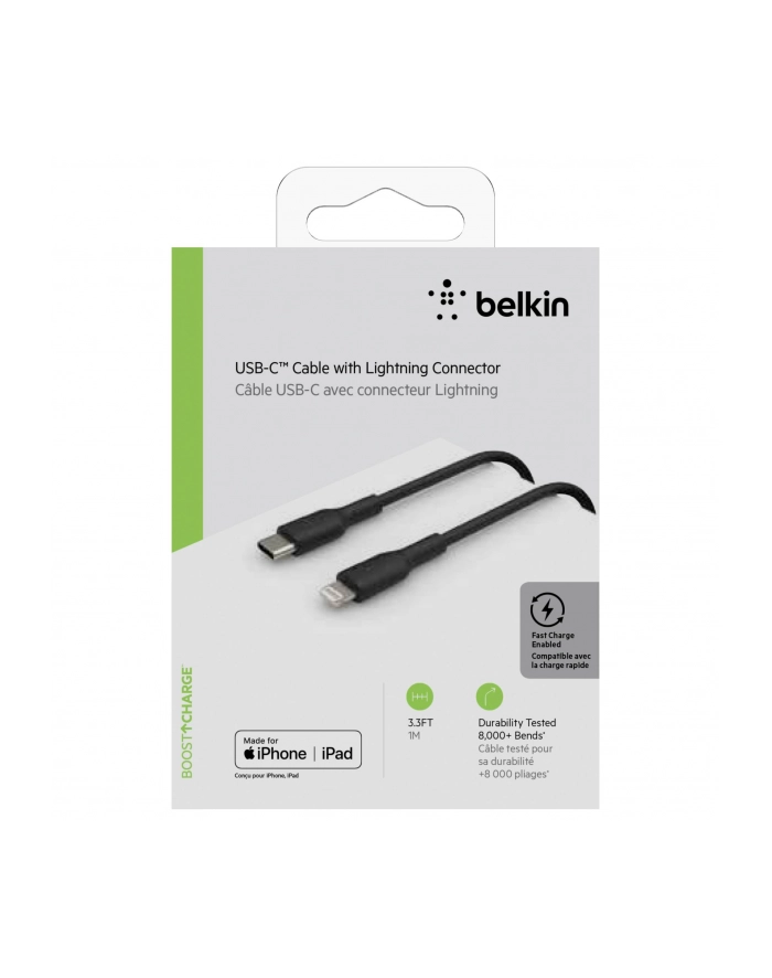 belkin Kabel PVC USB-C to Lightning 1m Black główny