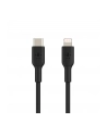 belkin Kabel PVC USB-C to Lightning 1m Black - nr 20
