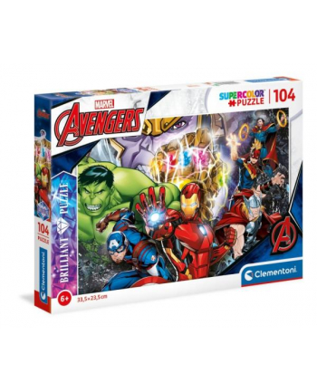 Clementoni Puzzle 104el brilliant Marvel 20181