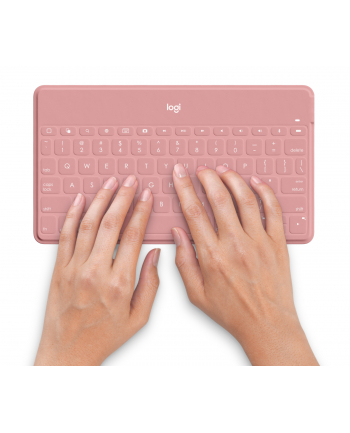 logitech Klawiatura przenośna Keys-To-Go Blush Pink 920-010059