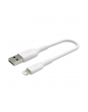 belkin Kabel PVC USB-A to Lightning 15cm White - nr 24