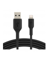 belkin PVC USB-A to Lig htning 1m Black - nr 26
