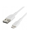 belkin Kabel PVC USB-A to Lig htning 1m White - nr 17