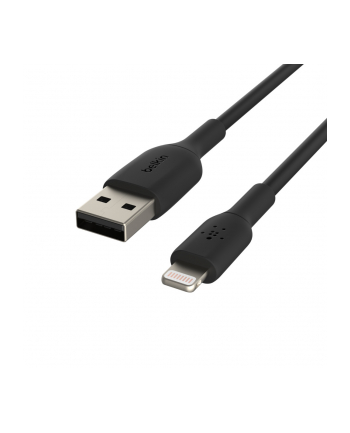 belkin PVC USB-A to Lig htning 2m Black