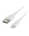 belkin Kabel PVC USB-A to Lightning 2m White - nr 16