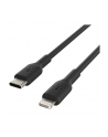 belkin Kabel PVC USB-C to Lightning 1m Black - nr 19