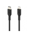 belkin Kabel PVC USB-C to Lightning 1m Black - nr 20
