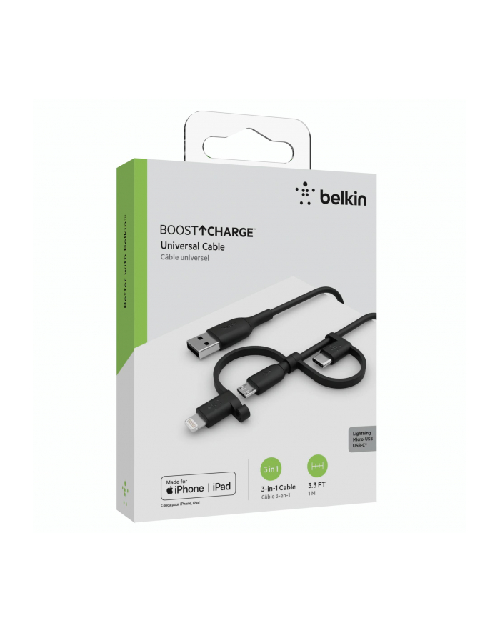 belkin Kabel/Adapter Universal Cable Lightning/Micro/USB-C główny
