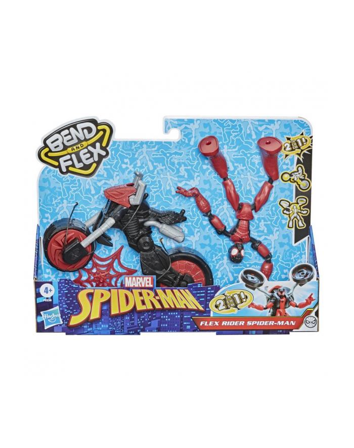 Spiderman Bend and Flex, Flex Rider Spider-Man i motocykl 2w1 F0236 HASBRO główny