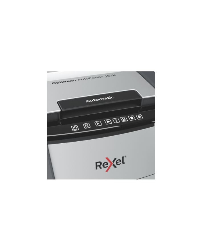 rexel Niszczarka Optimum AutoFeed+ 100X/100kartek/P-4/kosz34l główny