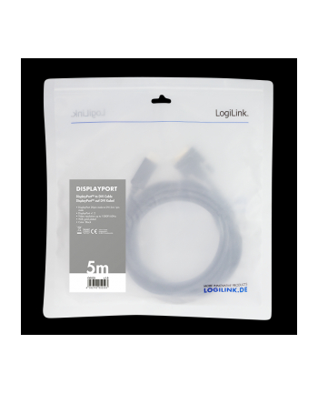 logilink Kabel DisplayPort 1.2 do DVI 5m Czarny