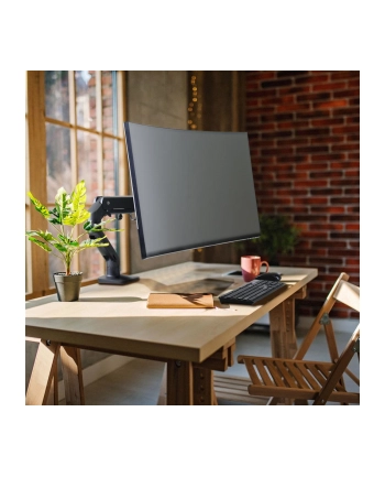 ERGOTRON HX Monitor Arm in Kolor: CZARNY table mount for monitors up to 19.1kg