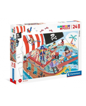 Clementoni Puzzle 24el Maxi podłogowe Pirates 24209