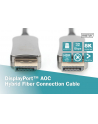 assmann electronic ASSMANN DisplayPort AOC Hybrid-fiber connection cable M/M 10m UHD 8K60Hz CE gold bl - nr 14
