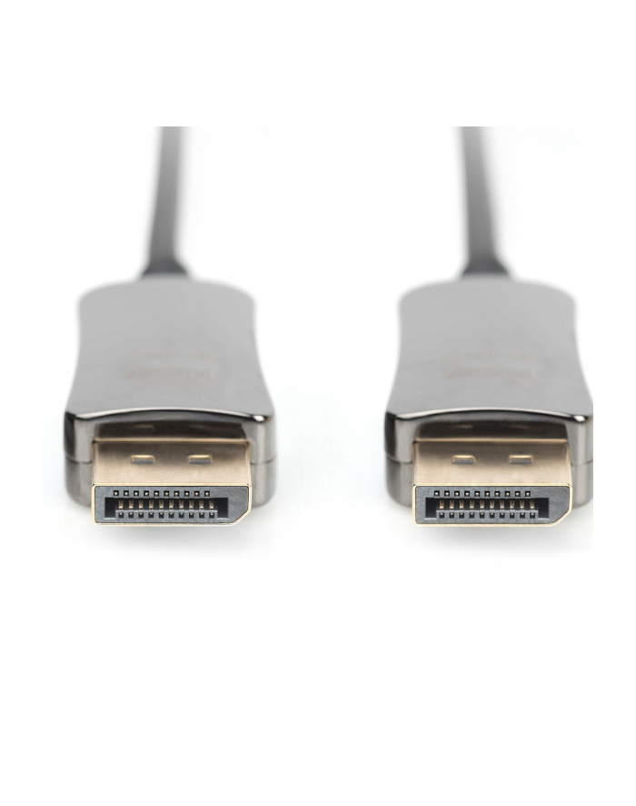 assmann electronic ASSMANN DisplayPort AOC Hybrid-fiber connection cable M/M 10m UHD 8K60Hz CE gold bl główny