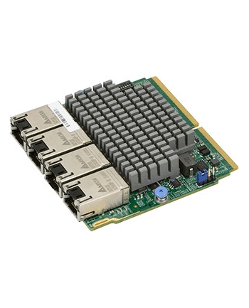 super micro computer SUPERMICRO SIOM 4-port 10G RJ45 Intel X550 with 1U bracket Retail