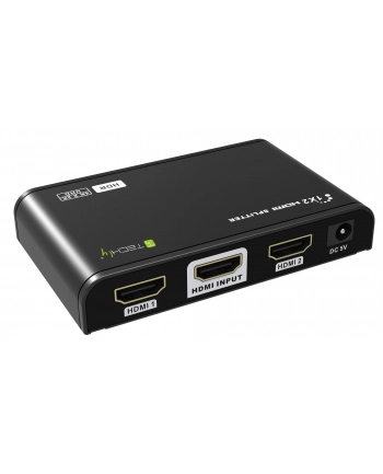 TECHLY HDMI Splitter 4K2K HDR 60Hz 2-Port Allows simultaneous distribution of the same signal from 1 HDMI source to 2 monitors nr 1