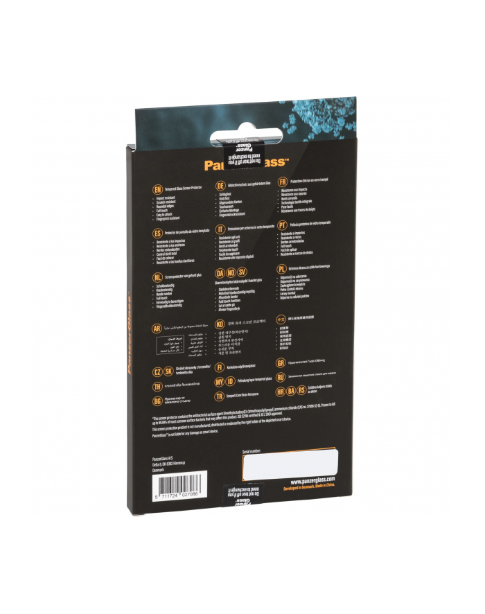 PANZERGLASS SZKŁO HARTOWANE IPHONE 12/12 PRO ANTYBAKTERYJNE 2708 główny