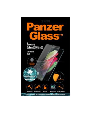 PANZERGLASS SZKŁO HARTOWANE DO SAMSUNG GALAXY S21 ULTRA ANTYBAKTERYJNE 7258