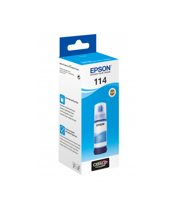 EPSON 114 EcoTank Cyan ink bottle