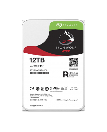 Dysk HDD Seagate IronWolf Pro ST12000NE0008 (12 TB ; 35 ; 256 MB; 7200 obr/min)
