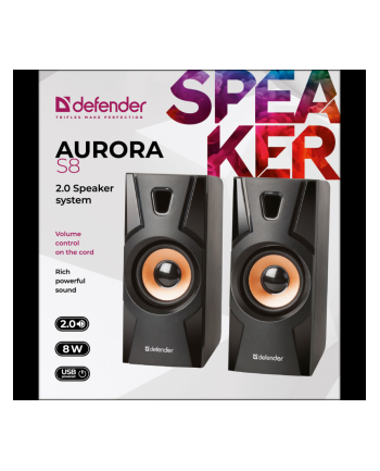 D-EFEND-ER GŁOŚNIKI AURORA S8 20 8W USB 65408