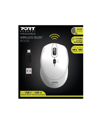 Mysz PORT D-ESIGNS 900714 Wireless Office PRO Silent