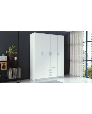 top e shop SZAFA ROMANA 160X205 BIAŁA BEZ LUSTRA