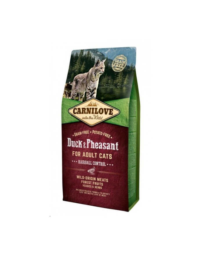 brit CARNILOVE CAT DUCK'PHEASANT HAIRBALL CONTROL 6KG główny