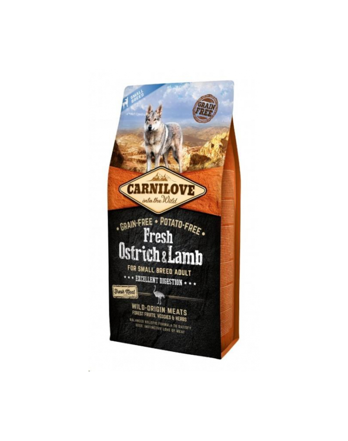 brit CARNILOVE  OSTRICH ' LAMB FOR SMALL BREED ADULT 6KG główny