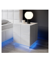 cama meble Szafka nocna REJA biały połysk/ biały połysk - nr 2