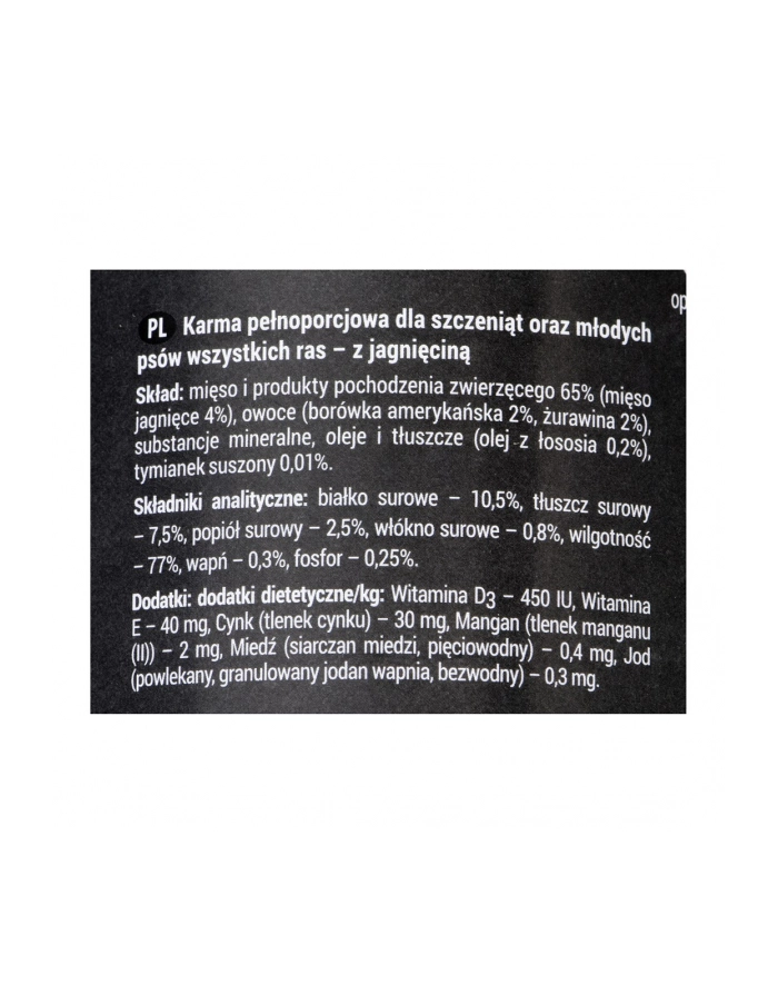 dolina noteci D NOTECI Rafi paszjunior jagniżurawborówka400g główny