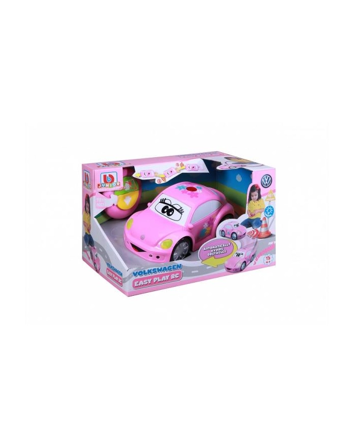 pulio Bburago junior 92003 Auto na podczerwień VW Beetle różowy główny