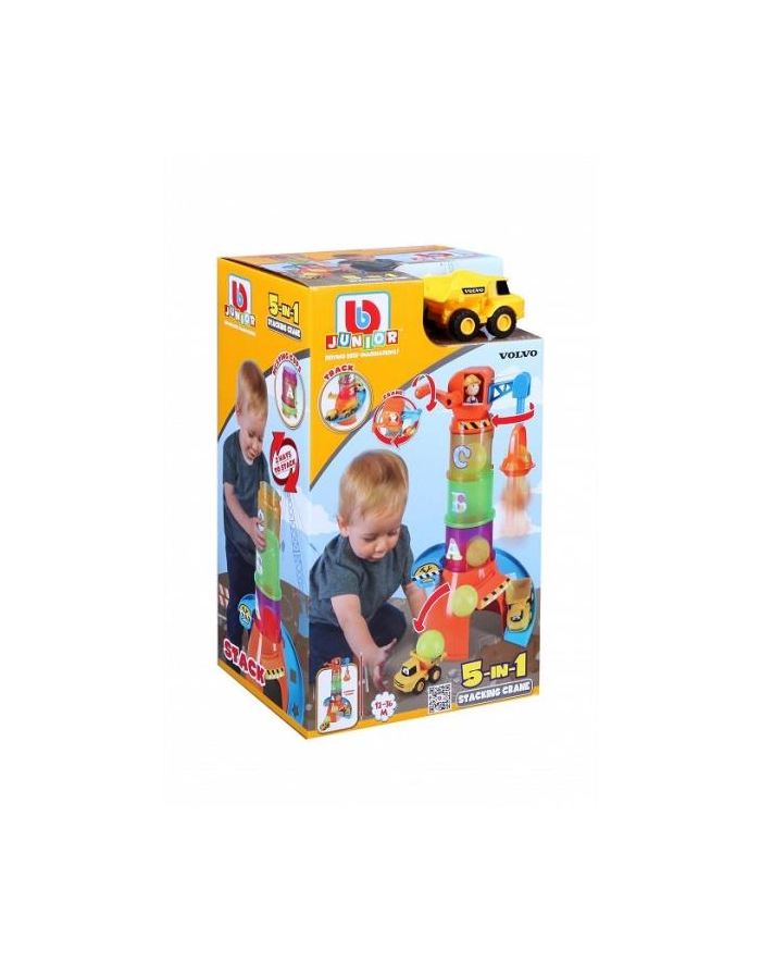 pulio Bburago junior 88605 Dźwig z wywrotką Volvo główny