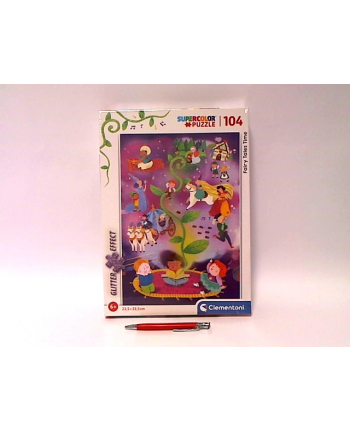 clementoni CLE puzzle 104 z ozdobami Fairy Tales Time 20180