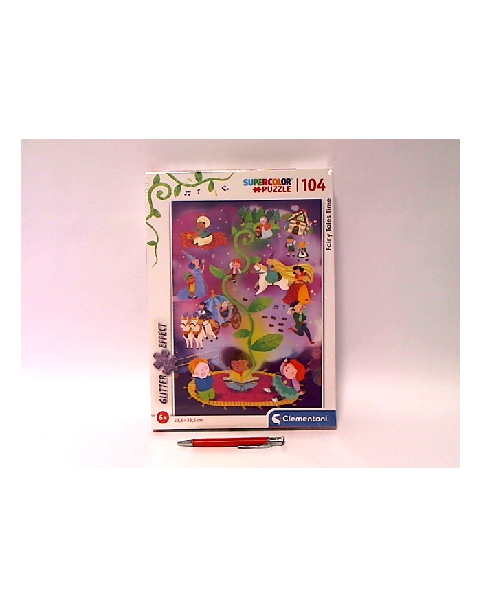 clementoni CLE puzzle 104 z ozdobami Fairy Tales Time 20180 główny