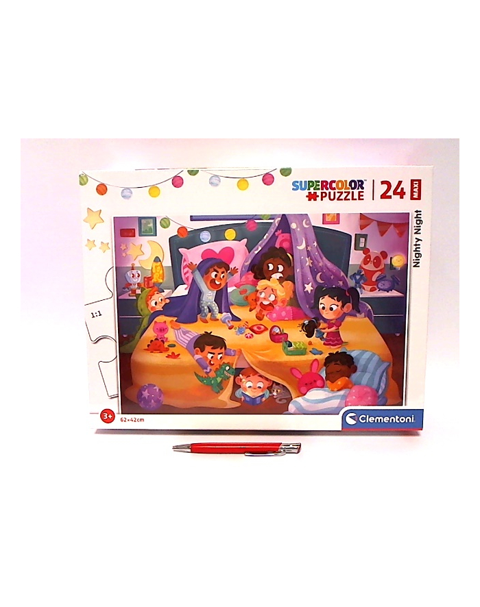 clementoni CLE puzzle 24 maxi SuperKolor Nighty Night 24213 główny