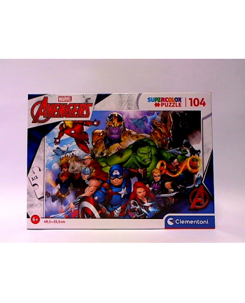 clementoni CLE puzzle 104 Super Kolor Avengers 25718