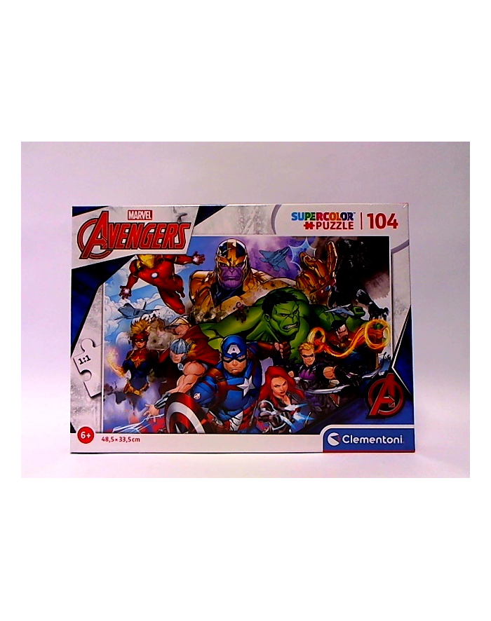 clementoni CLE puzzle 104 Super Kolor Avengers 25718 główny