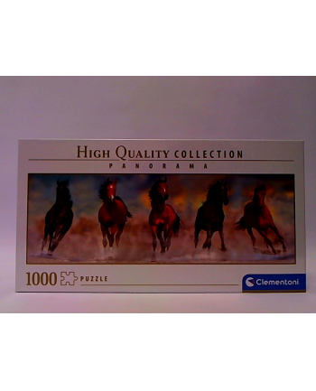 clementoni CLE puzzle 1000 Panorama HQ Horses 39607
