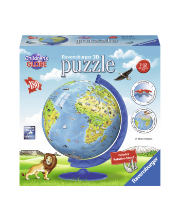 ravensburger RAV puzzle 3D Kula 180 Dziecinny globus 123384
