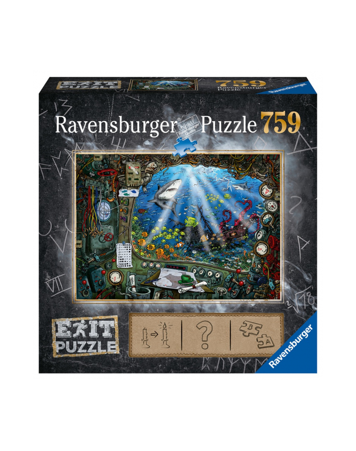 ravensburger RAV puzzle EXIT W łodzi podwodnej 759 el 199532 główny