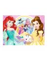 Puzzle 100el brokatowe Wspomnienia Belli i Arielki. Disney Princess. Księżniczki 14819 Trefl - nr 4