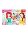 Puzzle 100el brokatowe Wspomnienia Belli i Arielki. Disney Princess. Księżniczki 14819 Trefl - nr 5
