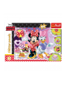 Puzzle 100el brokatowe Minnie i błyskotki Minnie Mouse 14820 Trefl - nr 4