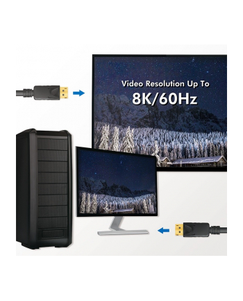 logilink Kabel DisplayPort 8K 60Hz,4K/120Hz 5m Czarny