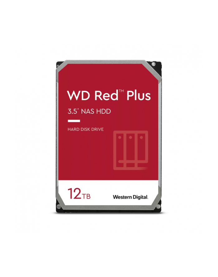 western digital Dysk WD Red Plus 12TB 3,5'' CMR 256MB/7200RPM Class główny