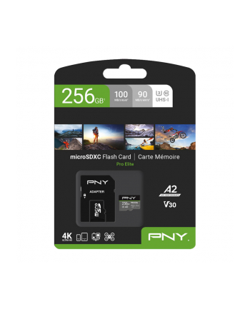 pny Karta pamięci MicroSDXC 256GB P-SDU256V32100PRO-GE