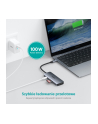 choetech HUB-M19 Gray USB-C 7w1 4K 100W Power Delivery 3xUSB 3.0 SD/TF - nr 5