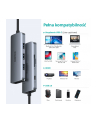 choetech HUB-M19 Gray USB-C 7w1 4K 100W Power Delivery 3xUSB 3.0 SD/TF - nr 6